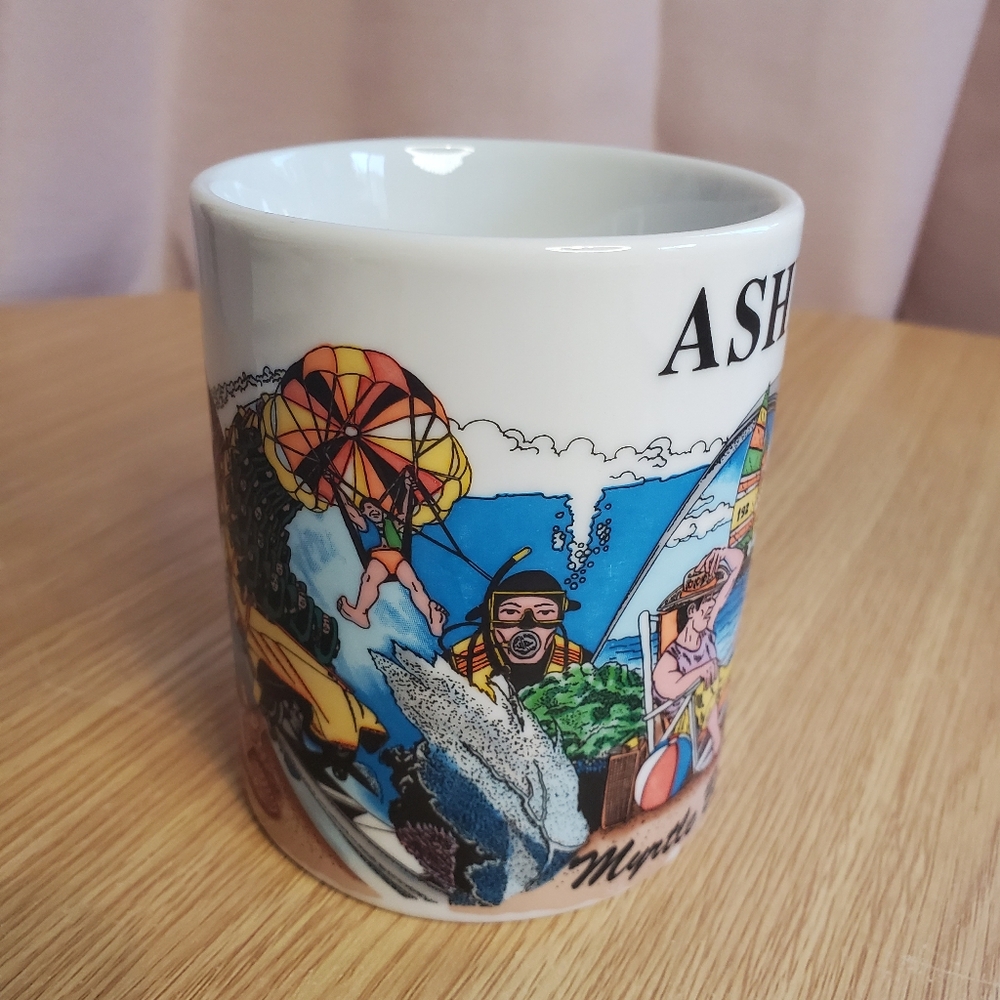 Ashley Myrtle Beach South Carolina Souvenir Keepsake Coffee Mug - Picture 2 of 8